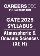 GATE 2025 Syllabus for Atmospheric and Oceanic Sciences (XE-H)