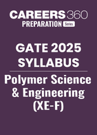 GATE 2025 Syllabus for Polymer Science and Engineering (XE-F)