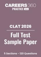 CLAT Sample Paper 2026 with Answer Key by Careers360