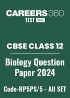 CBSE Class 12 Biology Elective Question Papers 2024 (Code-RP5PS/5) – All Sets (1, 2, 3)