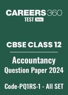 CBSE Class 12 Accountancy Question Papers 2024 (Code-PQ1RS/1) – All Sets (1, 2, 3)