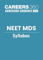 NEET MDS Syllabus