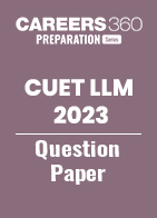 CUET LLM 2023 Question Paper