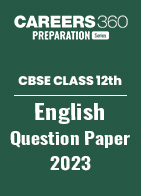 CBSE Class 12th English Question Paper 2023