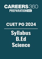 CUET PG 2024 Syllabus B.Ed Science