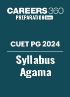 CUET PG 2024 Syllabus Agama