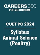 CUET PG 2024 Syllabus Animal Science (Poultry)