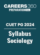 CUET PG 2024 Syllabus Sociology