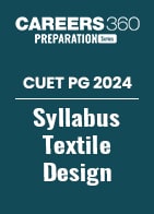 CUET PG 2024 Syllabus Textile Design