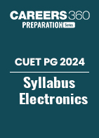 CUET PG 2024 Syllabus Electronics