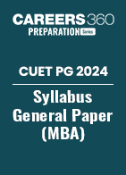 CUET PG 2024 Syllabus General Paper (MBA)