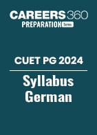 CUET PG 2024 Syllabus German