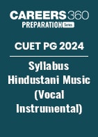 CUET PG 2024 Syllabus Hindustani Music (Vocal-Instrumental)