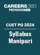 CUET PG 2024 Syllabus Manipuri