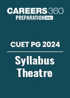 CUET PG 2024 Syllabus Theatre