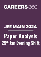 JEE Main 2024 Paper : Memory Based Questions and Analysis of 29th January Evening Shift