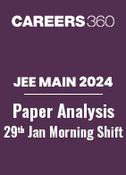 JEE Main 2024 Paper : Memory Based Questions and Analysis of 29th January Morning Shift