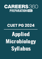 CUET PG 2024 Applied Microbiology/Microbiology Syllabus