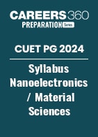 CUET PG 2024 Syllabus Nanoelectronics / Material Sciences