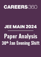 JEE Main 2024 Paper : Memory Based Questions and Analysis of 30th January Evening Shift