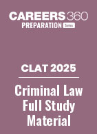 Criminal Law Concepts and Practice Questions for CLAT