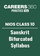 NIOS Class 10 Sanskrit Bifurcated Syllabus