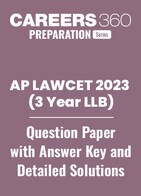 AP LAWCET 3 Year LLB Question Paper 2023 with Answer Key and Detailed Solutions