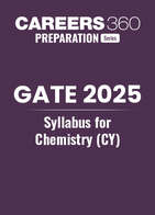 GATE 2025 Syllabus for Chemistry (CY)