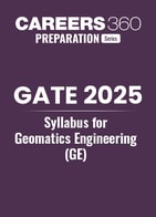 GATE 2025 Syllabus for Geomatics Engineering (GE)