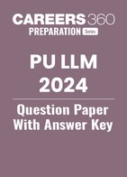 PU LLM 2024 Question Paper With Answer Key