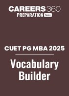 CUET PG MBA 2025 Vocabulary List PDF