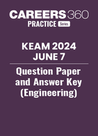 KEAM 2024 June 7 Question Paper and Answer Key (Engineering)