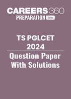 TS PGLCET 2024 Question Paper with Answer Key