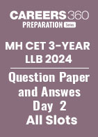 MH CET 3-Year LLB 2024 Question Paper and Answers (Day 2 Memory Based Questions)