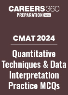 CMAT 2024 Quantitative Techniques & Data Interpretation Questions Answers PDF