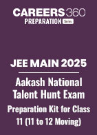 JEE Main 2025  - Aakash National Talent Hunt Exam Preparation Kit for Class 11 (11 to 12 Moving)