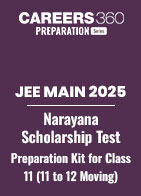 JEE Main 2025 - Narayana Scholarship Test Preparation Kit for Class 11 (11 to 12 Moving)