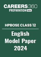 HP Board Class 12 English Model Paper 2024