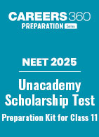 NEET 2025: Unacademy Scholarship Test Preparation Kit (Class 11)