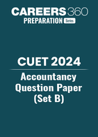 CUET Accountancy Question Paper 2024 (Set B)