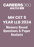 MH CET 5-year LLB 2024 Memory-based Questions and Analysis (Shift 1)