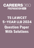 TS LAWCET 2024 5-year LLB Question Paper with Answer Key