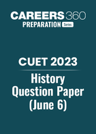 CUET 2023 History Question Paper (June 6)