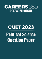 CUET 2023 Political Science Question Paper