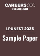 LPUNEST  2025 Sample Paper