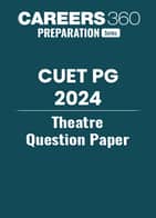 CUET PG Theatre Question Paper 2024