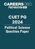 CUET PG Political Science Question Paper 2024