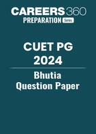 CUET PG Bhutia Question Paper 2024