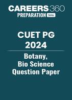 CUET PG Botany Question Paper 2024
