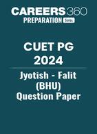 CUET PG Jyotish - Falit (BHU) Question Paper 2024